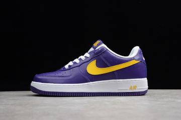 Nike Air Force 1 Deep Purple Gold Violfo OR Running Shoes 639117-571