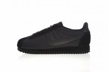 Nike Classic Cortez Nylon Triple Black Casual Shoes 807472-007