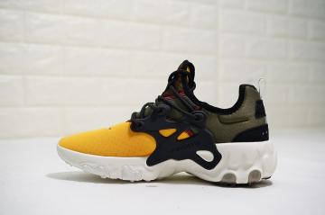 Nike epic react presto olive green yellow black white hotsell