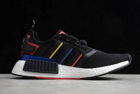 Adidas NMD R1 Black White Red Multi Color FY1433