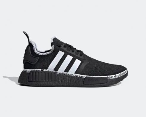 Adidas NMD R1 Logo Strip Core Black Cloud White FV8729