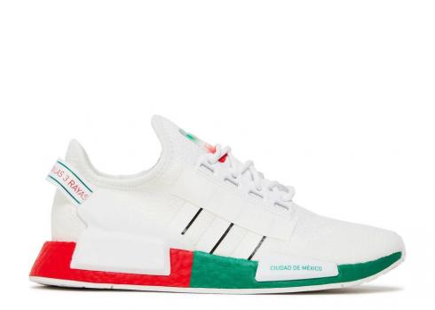 Adidas Nmd r1 V2 J United By Sneakers Mexico City Core Bold Green Black White Cloud FY6629