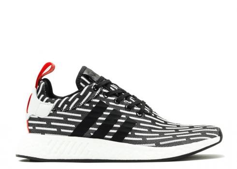Adidas Nmd r2 Pk Core Black Stripe White Footwear BB2951