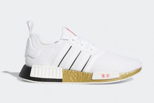 Adidas Originals NMD R1 United By Sneakers Tokyo Cloud White Solar Red FY1159