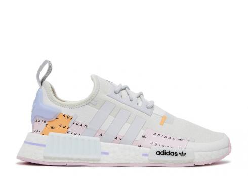 Adidas Womens Nmd r1 Crystal White Clear Pink GZ8013