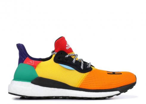 Adidas Pharrell X Solar Hu Glide Bold Gold Green Black BB8042