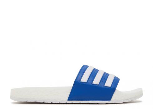 Adidas Adilette Boost Slide White Royal Blue Cloud GZ5313