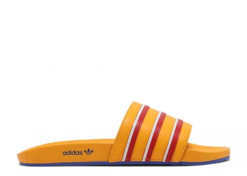 Adidas Eric Emanuel X Adilette Slide Mcdonald S All American Supplier Blue Colour Bold Red H02574