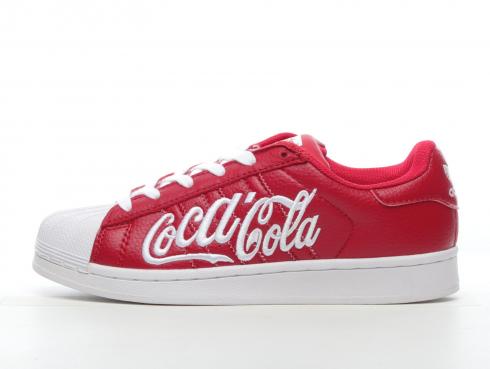 Adidas Originals Superstar Coca Cola Cloud White Red ZA6607