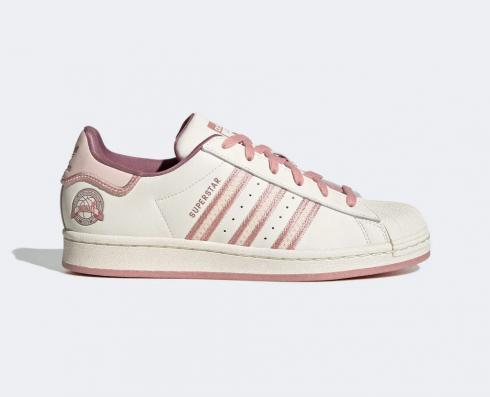 Adidas Originals Superstar Cream White Pink IE5528