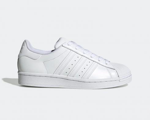 Adidas Originals Superstar GS Triple White Cloud White Shoes EF5399
