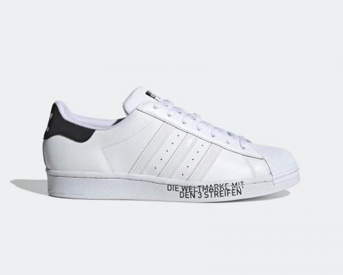 Adidas Superstar Shoes Cloud White Core Black FV2810
