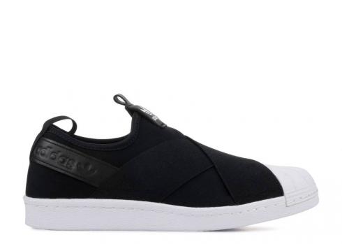 Adidas Wmns Superstar Slip-on Black Core Running White Ftw S81337