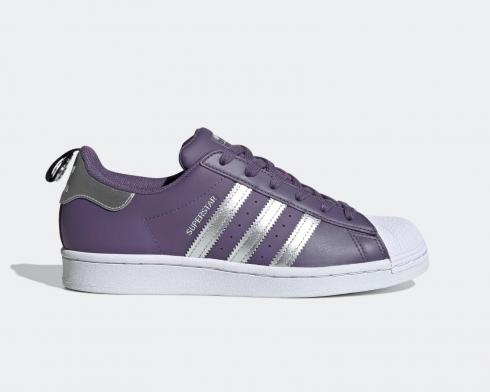Adidas Wmns Superstar Tech Purple Silver Metallic White FV3631