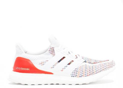 Adidas Ultraboost 2.0 Multi-color White Footwear Red BB3911