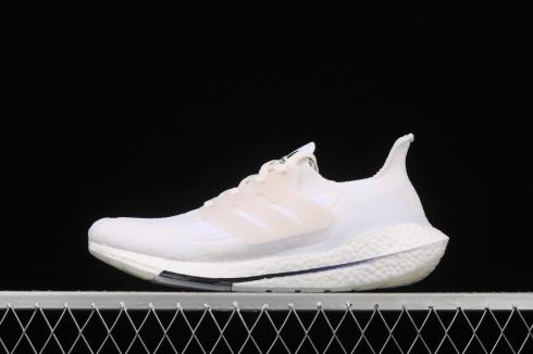 Adidas Ultraboost 21 Primeblue Non Dyed Cloud White Cream White FY0836