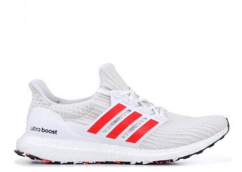 Adidas Ultraboost 4.0 Red Stripes Active Chalk White Footwear DB3199