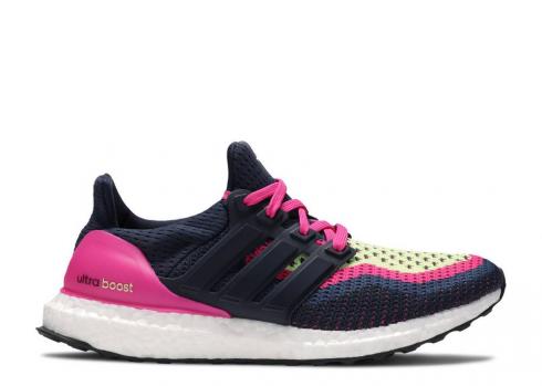 Adidas Womens Ultraboost 20 Navy Multicolor Pink Night AF5143