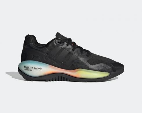 Adidas ZX Alkyne 1180 Core Black Volt Multi-Color Running Shoes FW4793