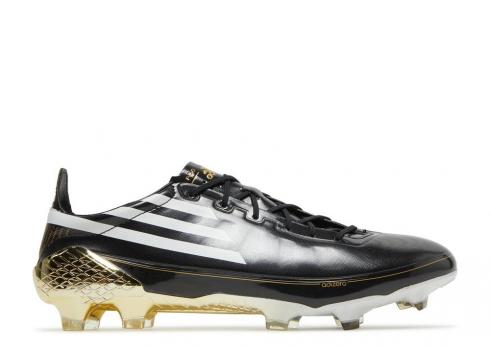 Adidas Adizero F50 Ghosted FG Black Gold Metallic Core White Cloud GX0220