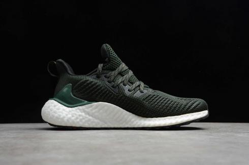 Adidas Alphabounce Boost 21 Green Core Black Cloud White EF1247