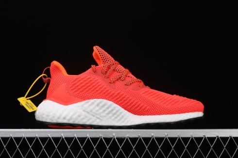 Adidas Alphabounce Boost W White Red Shoes EF9043