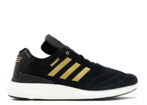 Adidas Busenitz Pureboost 10th Anniversary Core Gold Metallic Black Footwear White F37886