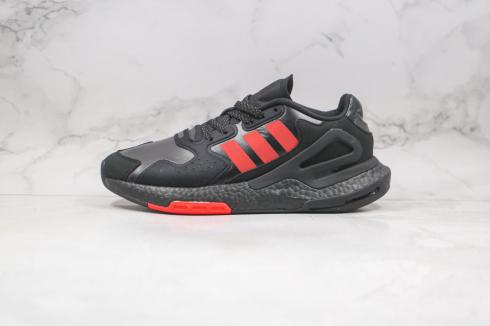 Adidas Day Jogger Boost Core Black University Red Shoes FW4820
