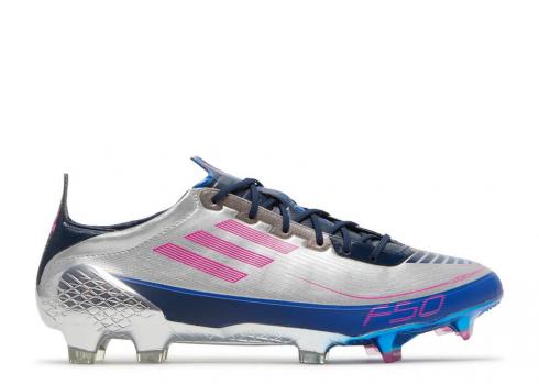 Adidas F50 Ghosted FG Uefa Champions League Pink Shock Collegiate Navy Metallic Silver GV7677
