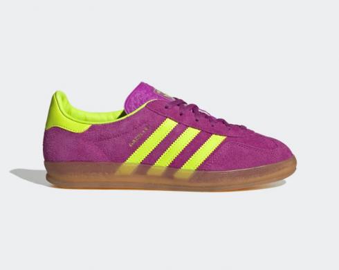 Adidas Gazelle Indoor Shock Purple Yellow Gum HQ8715