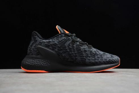 Adidas Lava Boost Orange Core Black Grey Running Shoes FW8307