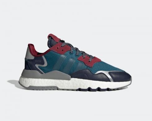 Adidas Nite Jogger Boost Rech Mineral Collegiate Navy Shoes EE5872