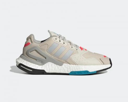 Adidas Originals Day Jogger Bliss Grey Two Signal Pink Running Shoes FW4826