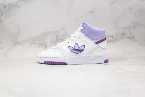 Adidas Originals Drop Step LX Cloud White Purple Shoes FW2031