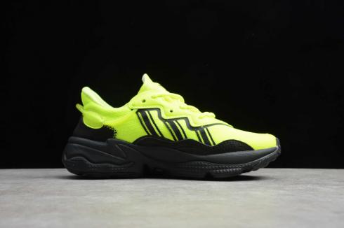 Adidas Ozweego Core Black Fluorescent Green Shoes EG7499
