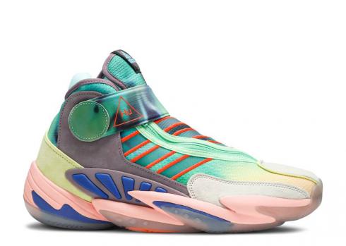 Adidas Pharrell Williams X 0 To 60 Stmt Reflexology Brown Tint Purple Clear Yellow Legacy FV7333