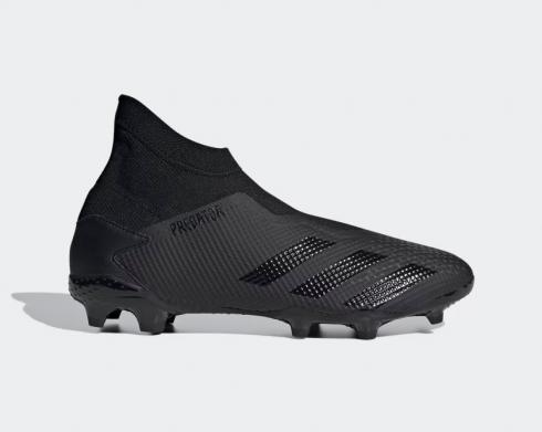 Adidas Predator 20.3 Laceless Firm Ground Boots Core Black Dgh Solid Grey EF1645