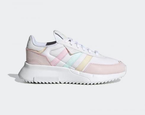 Adidas Retropy F2 J Cloud White Almost Pink Almost Blue GX9229