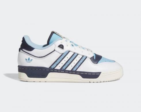 Adidas Rivalry Low 86 Cloud White Clear Blue Shadow Navy FZ6334