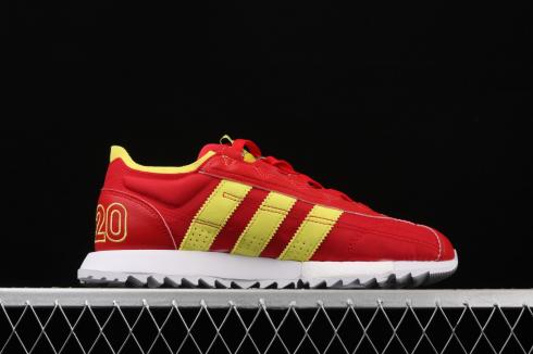 Adidas SL 7600 Boost Vivid Red Yellow Running Shoes EG6779