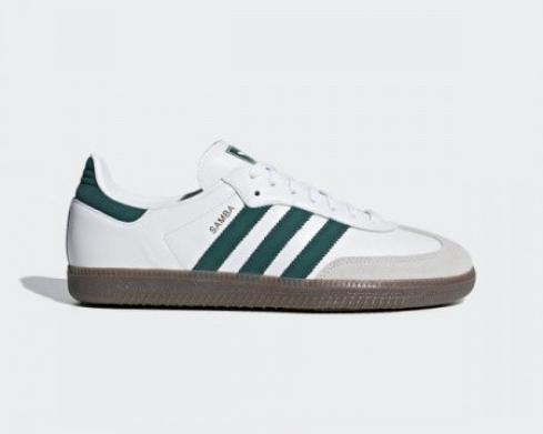 Adidas Samba OG Footwear White Collegiate Green Shoes B75680