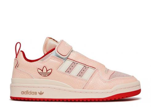 Adidas Seed X Womens Forum Plus Pink Tint White Red Wonder GV7662