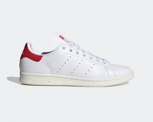 Adidas Stan Smith Cloud White Off White Scarlet Red FV4146