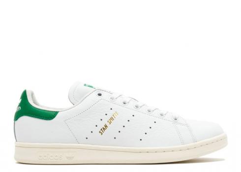 Adidas Stan Smith Og Tumbled Leather White Green Gold S75074
