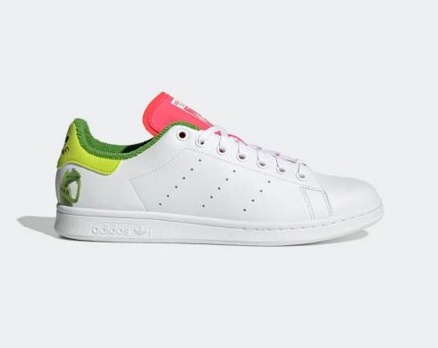 Adidas Stan Smith The Muppets Kermit The Frog Pink Tongue Cloud White Pantone GZ3098