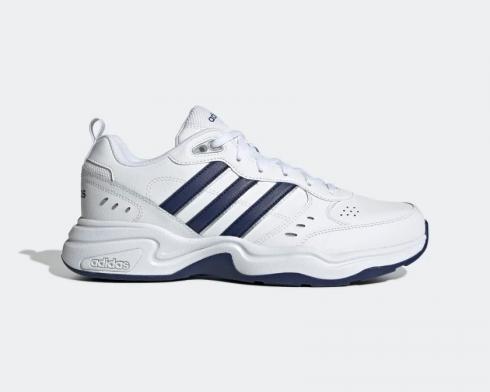 Adidas Strutter Cloud White Dark Blue Matte Silver Shoes EG2654