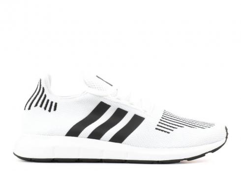 Adidas Swift Run Footwear White Core Medium Heather Grey Black CQ2116