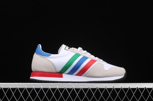 Adidas USA 84 Cloud White Red Blue Green Shoes FW3274