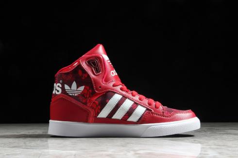 Adidas Wmns Extaball Floral Print Red Cloud White Core Black BB0691