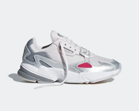 Adidas Wmns Falcon Lux Luster Orchid Tint Silver Metallic D96757